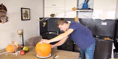 Female's Dick in a Pumpkin Trailer