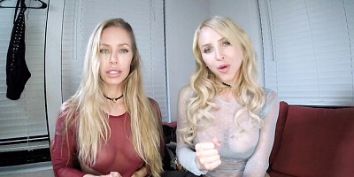Prurient Nicole Aniston and Alix Lynx - boobs smut - PUBA