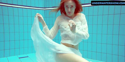 Well-formed sweet thing at nudist trailer