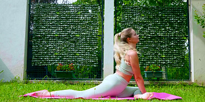 Sexy Outdoor Yoga By Stella Cardo