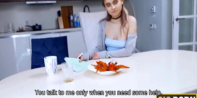 In Exchange For Homework Bimbo Girl Has Sex With Stepbrother 11 Min With Light Fairy