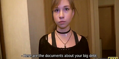 Agent Uses Young Doll Like A Cheap Whore Because Of Debts 9 Min - Eva Abel And Alice Klay