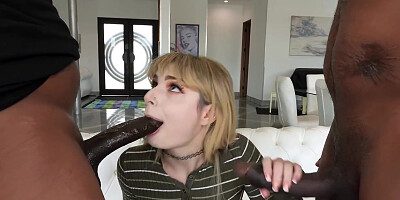 Petite Babe Smashed By Bf & Side Piece Dogfar - Evie Christian And Slim Poke