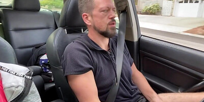 Jerking Him Off And Sucking Big Cock While Driving With - Jamie Stone