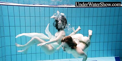 Kitten's underwater clip