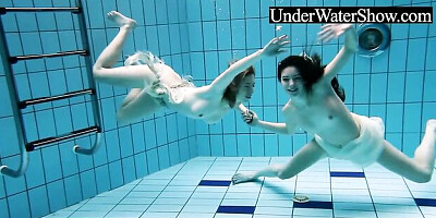 Kitten's underwater clip