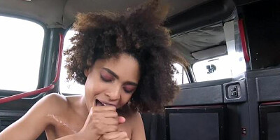 FakeTaxi: Trimmed pussy Luna Corazon brunette POV blowjob XXX