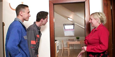 Grandma Friends featuring lassie's old pussy sex