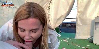 Took A Thick Cum Down Her Throat On Her Wedding Anniversary