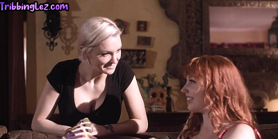 Redhead Dyke Licks Hairypussy In Trio With Very Bust