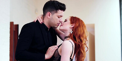 Spicy Insatiable Redhead Could Not Wait To Get Stuffed With Mariska X And Ella Hughes