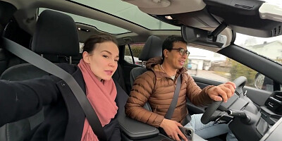 Car Test Lexus - Public Car Sex W
