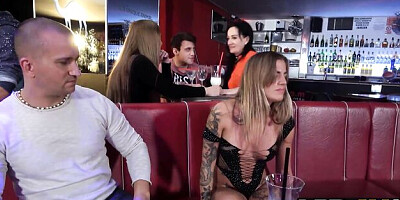 Flawless Silvia Dellai's party scene