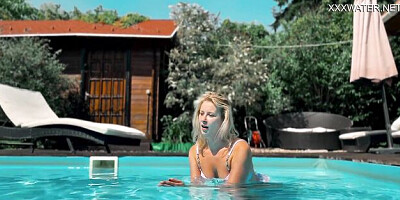 Enchanting Eyla's swimming pool teen (18+) video