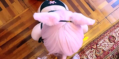 Fucking Lina - This Kitty Licked All The Cream! Whipped