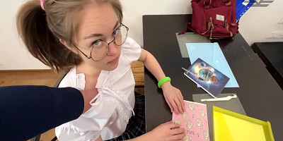 Alaska Young1 And Vincent Vega In When You Forgot To Learn Math 11 Min