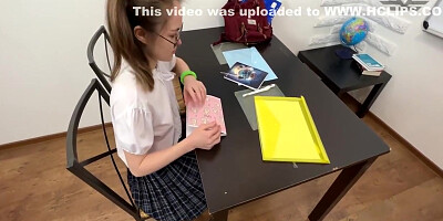 Alaska Young1 And Vincent Vega In When You Forgot To Learn Math 11 Min