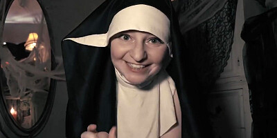 Horny Slutty Nun Sucks And Fucks Your Cock At The Halloween Party - Tantaly