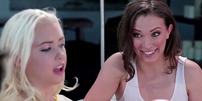 Adria Rae, Lily Love And Chloe Cherry - My Daring Me To Lick Their Pussy