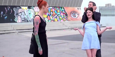 Beautiful Woman Enjoys In Public Degradation - Silvia Ruby, Francesca Dicaprio And Steve Holmes