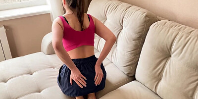 Massage For Stepmom Ended With Fucking Cum In Stepmom - Russian Amateur With Conversations