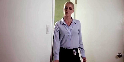 Charlotte Stokely, Petite Blonde And Riley Reid - Dominant Lesbian Cop Rimmed By Captive