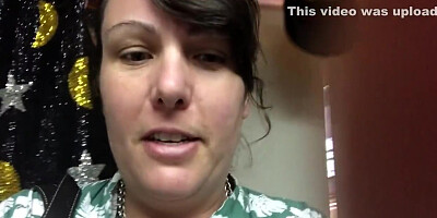 Masturbating & Orgasm Inside A Shopping Mall Store In Public