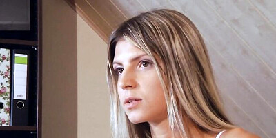 Extraordinary Gina Gerson at blonde dirt