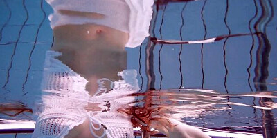 Fiancée's small tits trailer by Underwater Show