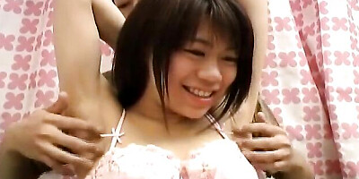 Libidinous girl at masturbation movie