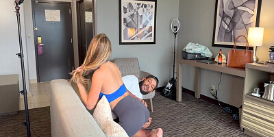 Hotwife Taking First Bbc - Hotel Hookup Interracial