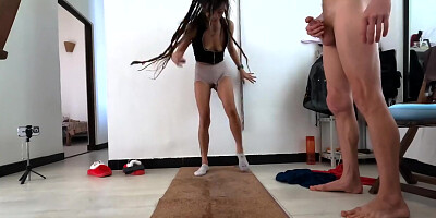 Morning Yoga For Asian Milf Went Wrong With Massive Squirt And Creampie