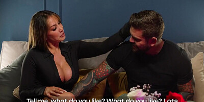 Colombian Girl Gets Her Tight Asshole Inspected By A Tattooed Macho Guy