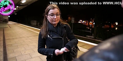 Slim German Caught On Train Without Ticket - She - Tiny Emily