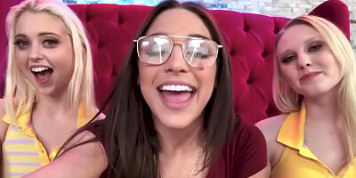 Abella Danger, Chloe Cherry And Lily Rader In My Lesbian Always Making Me Squirt