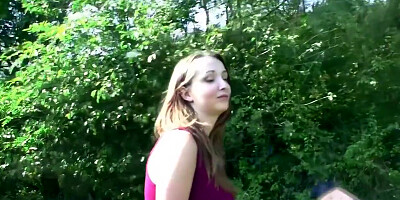 Fucked In The Woods - Outdoor Pov In 4k - Couple Sex - Lucie Wilde