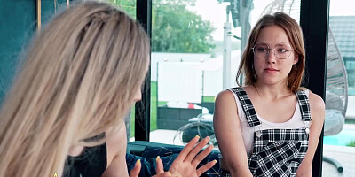 Threesome With Two Petite Beauties