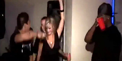 Hot Blonde Coed Whore Rides Hard Dick