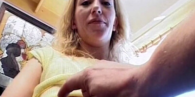 German Housewife Shaving Her Twat Before Sucking A Hard Dick In Pov