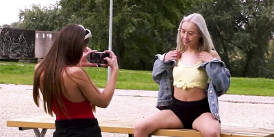 Well-proportioned fancy bit's eating pussy action