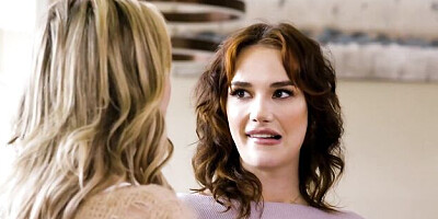 Pulchritudinous Aiden Ashley and Siri Dahl at big tits movie