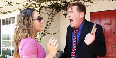 Watch cheerful Kristina Rose's movie