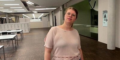 Chubby Bubble Butt College Student 18+ Fucked And Impregnated In The Mens Room!!