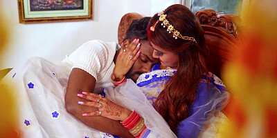 Young Indian Wife First Time Sex On Her Wedding Night With Her Desi Husband
