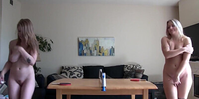 The Perfect Game Of Strip Table Tennis And A Fucking Machine