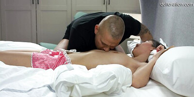 Seductive Thomas Stone and Anya Krey at virgin clip