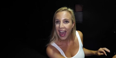Right On Sophia, Now Swallow The Evidence! - Sophia West And Sharon Babe