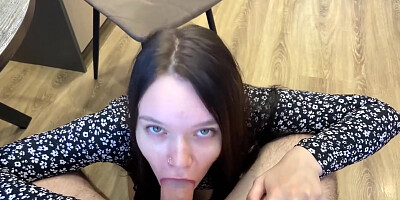 Rough Sex - Stepsister Wanted Fuck Stepbrother But Wasnt Ready To Cum So Many Times