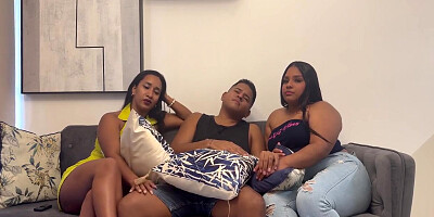 Catching My Boyfriend Fucking My Stepmom. English Captions