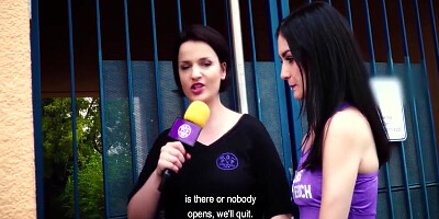 Lullu Gun In - Cheeky Brunette Pornstar Fucks With One Of Her Fans 12 Min